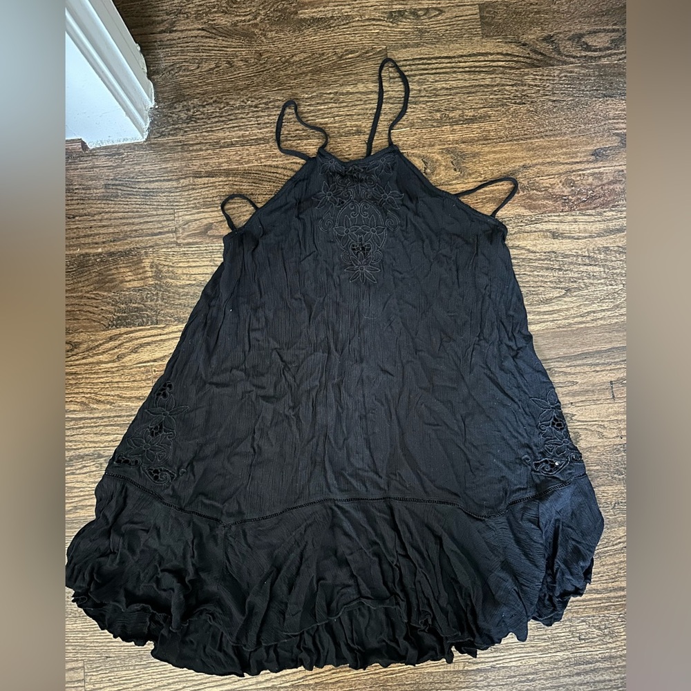 Free People Black Mini Dress